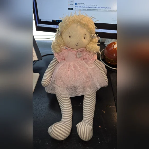 Elsie Doll By Bunnies by the Bay Pink - Picture 1 of 13